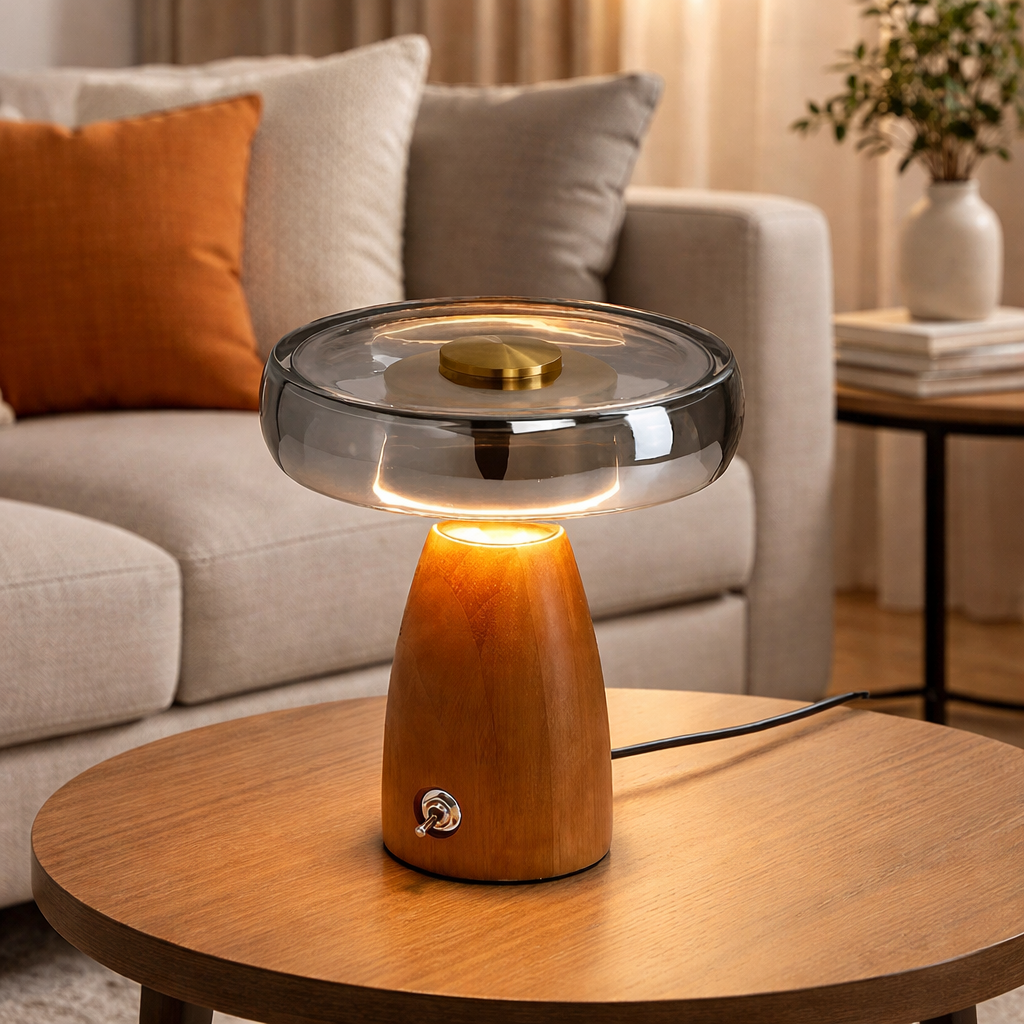 Vintage Mushroom Lamp - Image 2